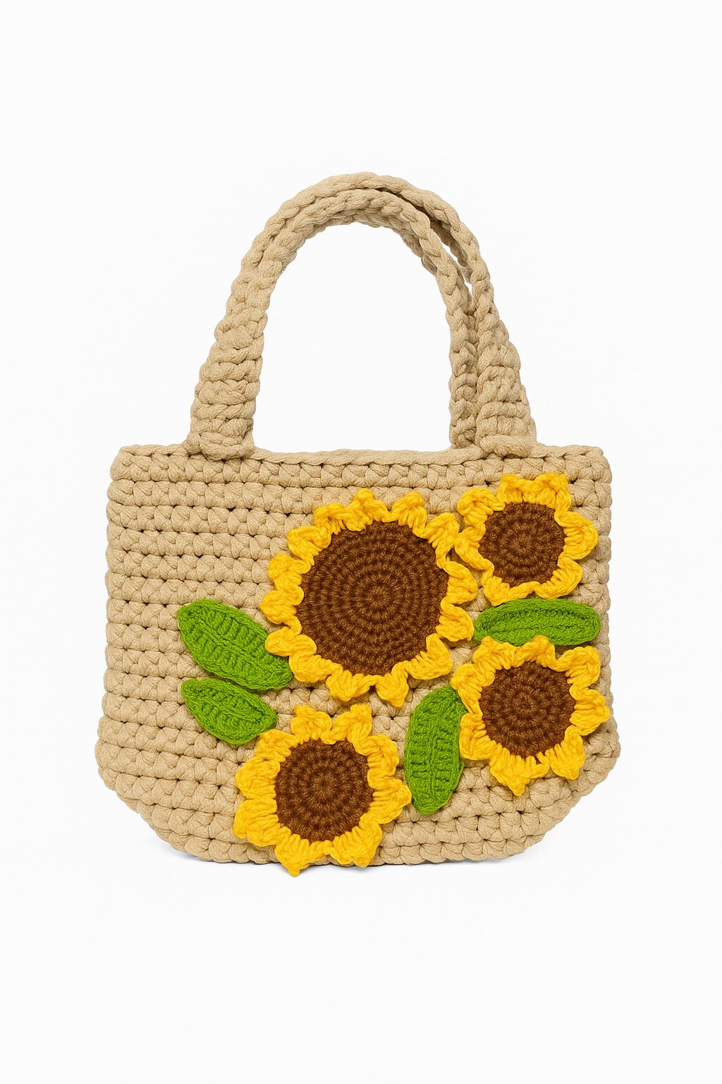 Floral Crochet Tote