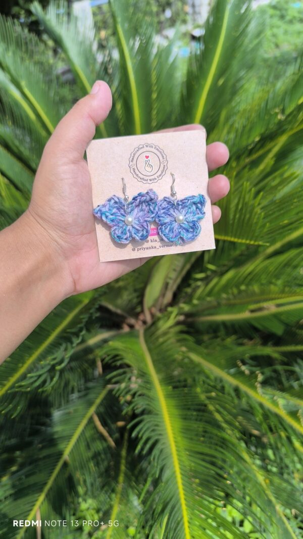 Butterfly Crochet Earrings