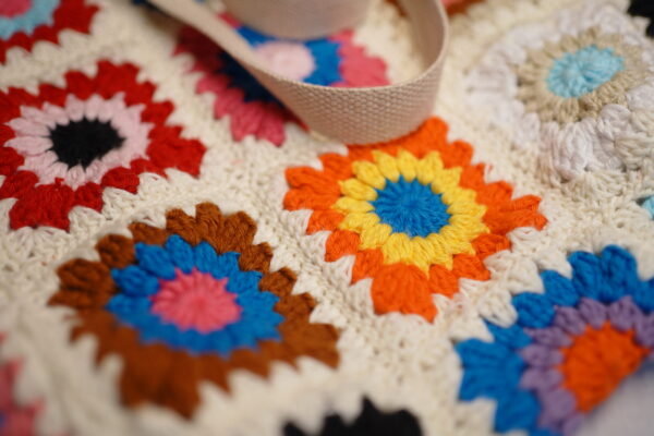 Multicolor Crochet Tote Bag - Image 2