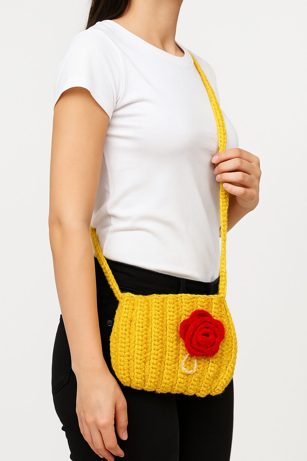 Peach Flower Purse - Image 4