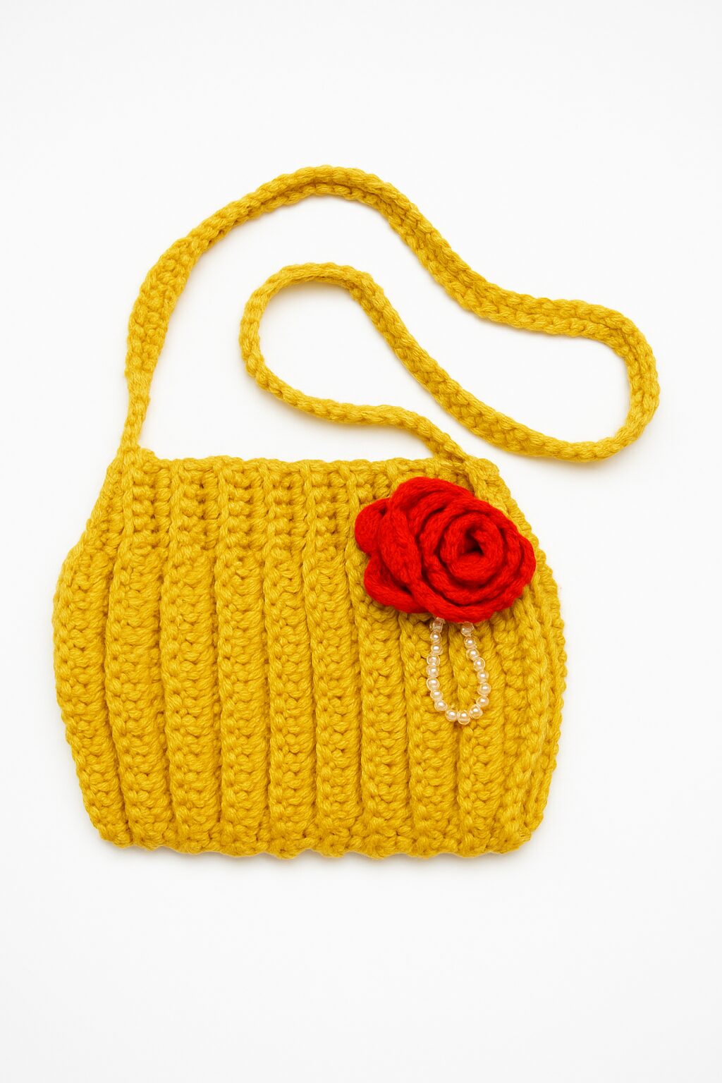 Peach Flower Purse - Image 2