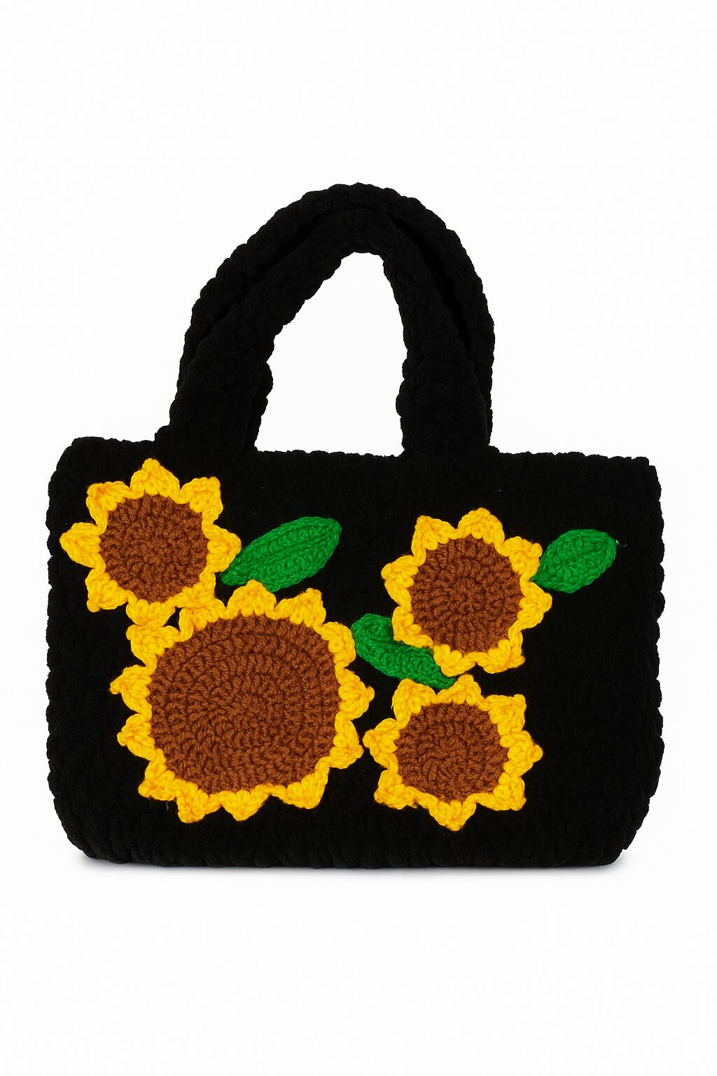 Floral Crochet Tote - Image 2