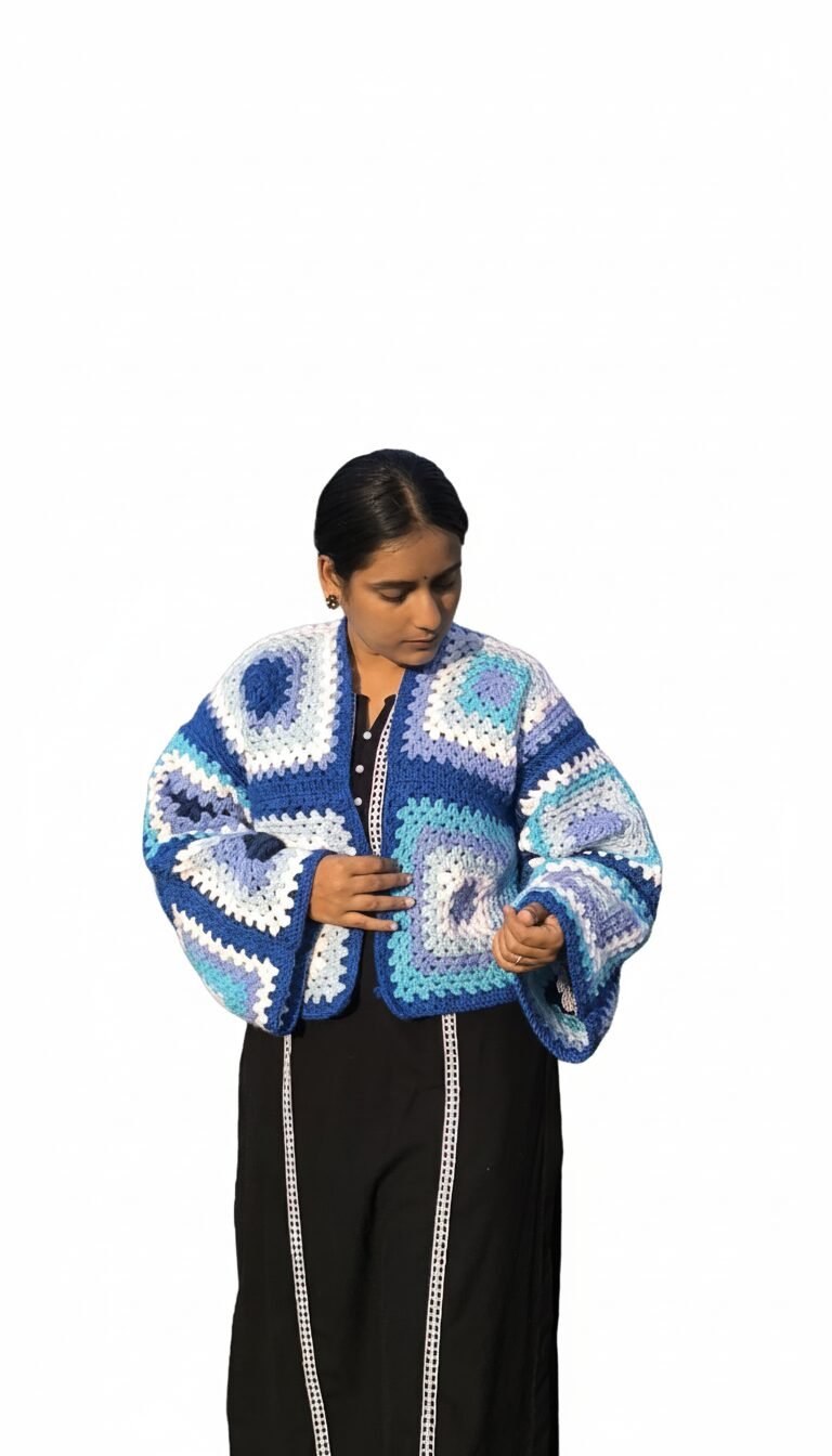 Blue Oasis Cardigan - Image 3