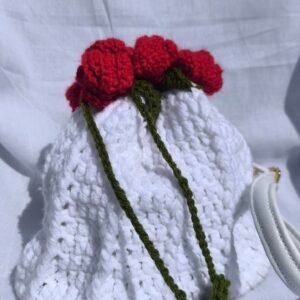 Rose bouquet sling bag